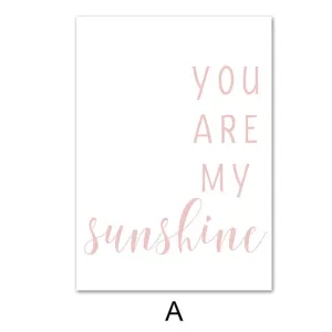 You are my Sunshine / Rainbow Canvas