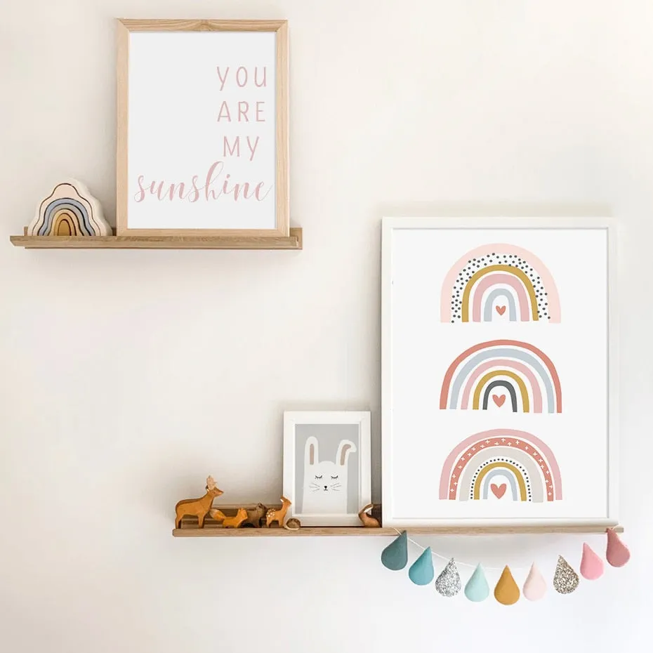 You are my Sunshine / Rainbow Canvas