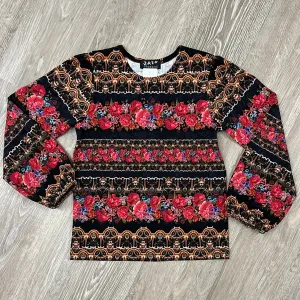 ZaZa Couture Golden Rose Top